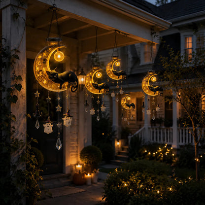 🌙 ✨ A Little Halloween Magic in Every Breeze – Solar Hanging Lantern 🎃
