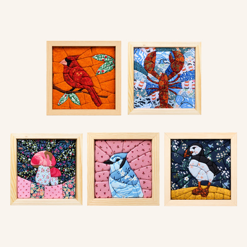 Handmade Fabric Art DIY Kit–Create Beautiful 3D Textured Handmade Wall Decor