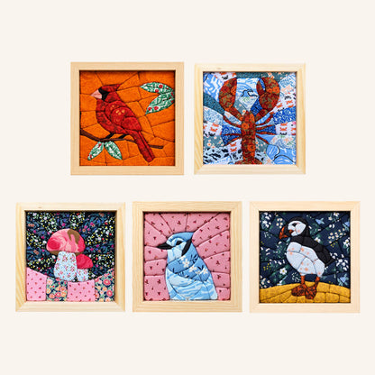 Handmade Fabric Art DIY Kit–Create Beautiful 3D Textured Handmade Wall Decor