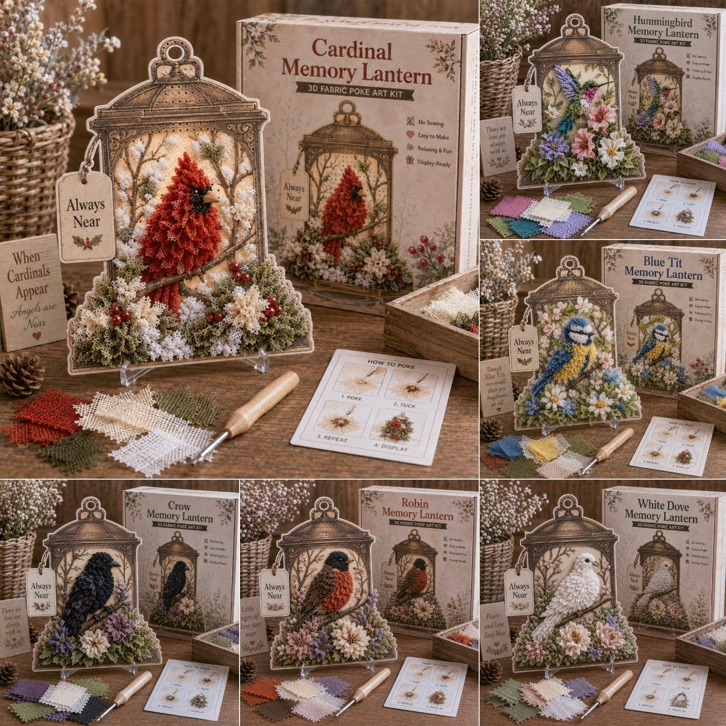 🕊️ Always Near Bird Memory Lantern Craft Kit