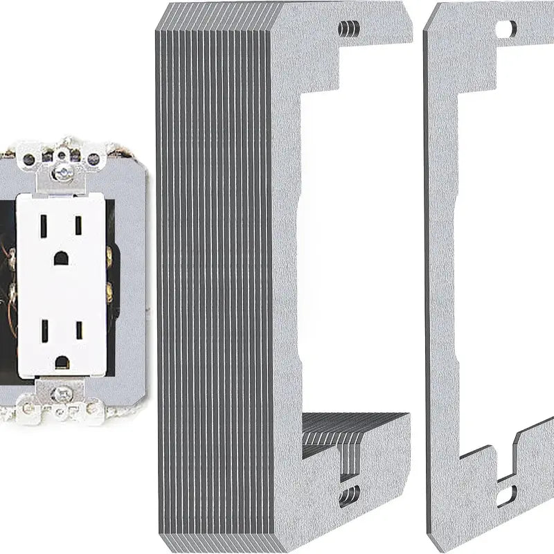 🔌 10-Piece Metal Outlet Leveling Spacers – Recessed Electrical Outlet & Switch Repair🔧