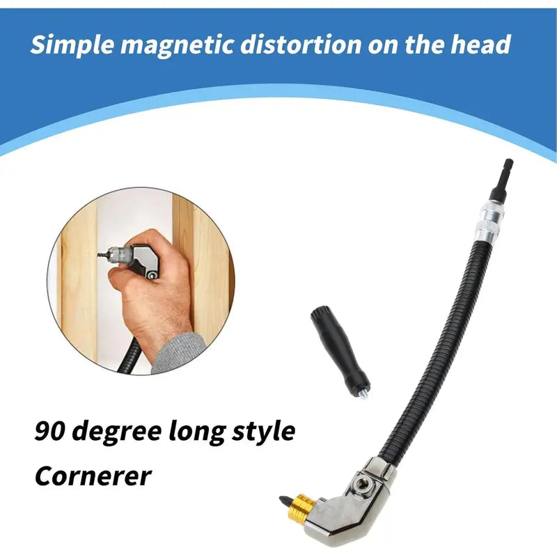 🔧90-Degree Right Angle Drill Attachment