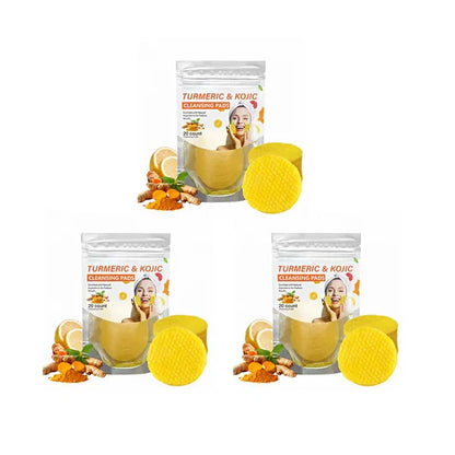 🔥Limited-Time 50% OFF🔥Turmeric & Kojic Cleansing Pads - 20pcs Deep Clean