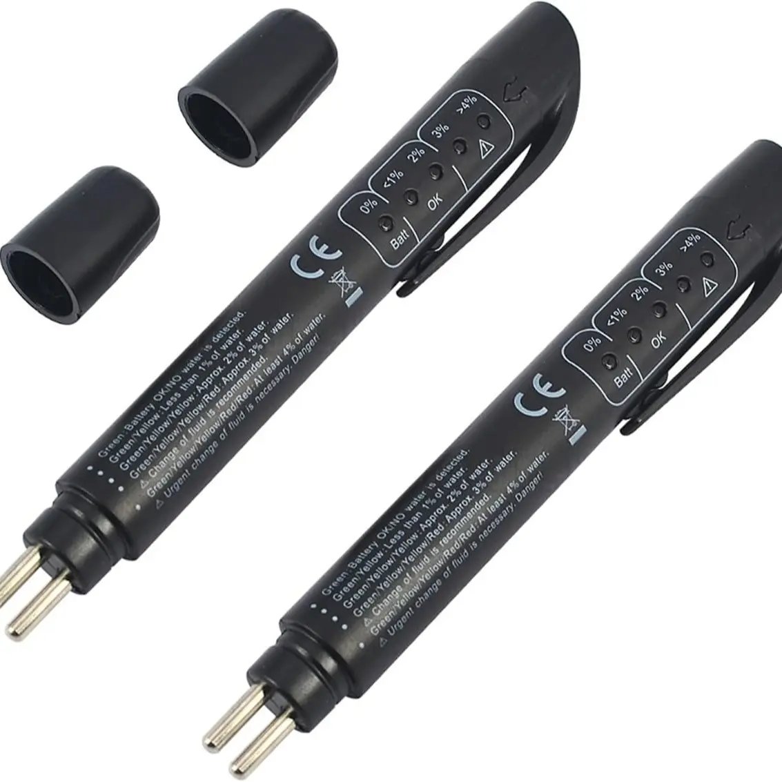 💥🏆Brake Fluid Moisture Tester Pen for DOT3, DOT4 & DOT5.1 with 5-LED Indicator