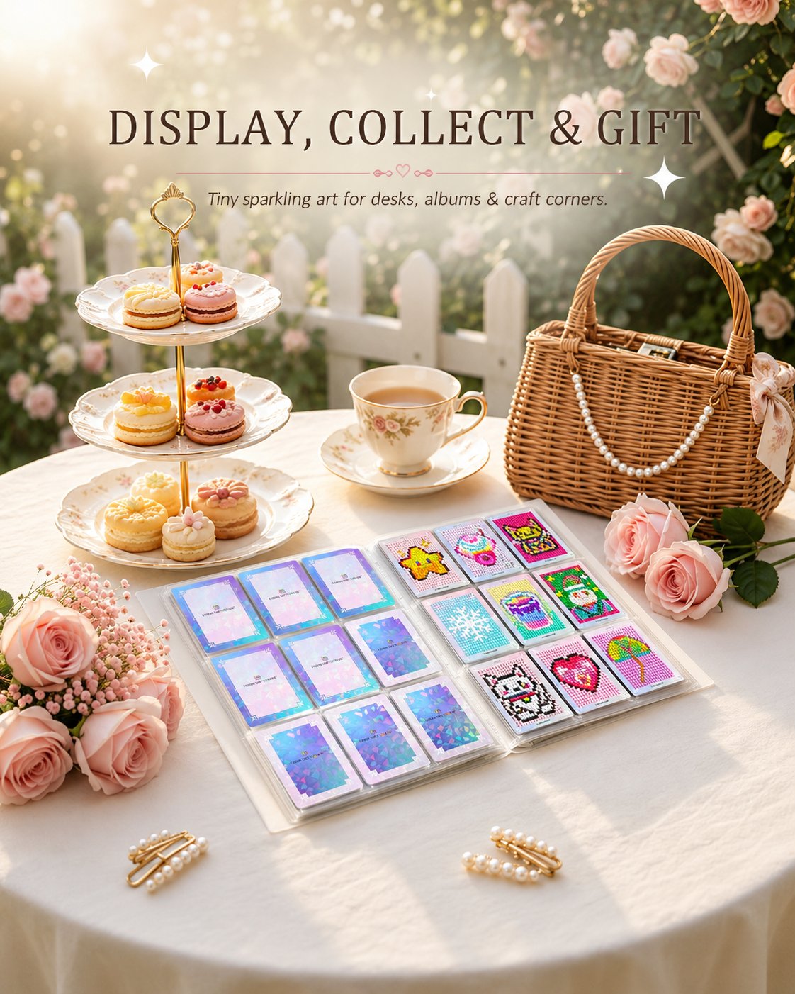 👨‍🎨✨30PCS Freestyle Mini Diamond Art Card Kit – Cute DIY Pixel Craft