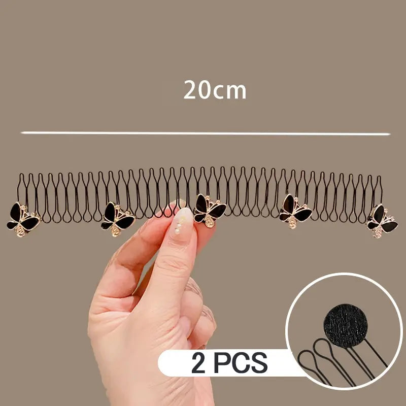 U Shape Hair Finishing Comb – Invisible Styling Clips for Quick Elegant Hairstyles