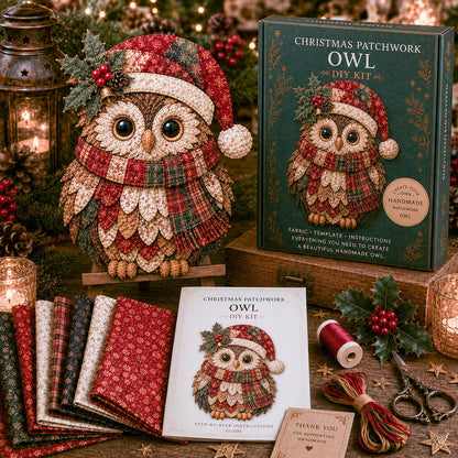 🔥LAST DAY 49% OFF - 🎄🎅Christmas Patchwork Fabric DIY Decor Kit