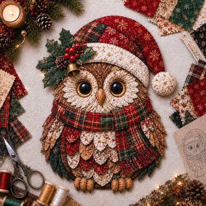 🔥LAST DAY 49% OFF - 🎄🎅Christmas Patchwork Fabric DIY Decor Kit