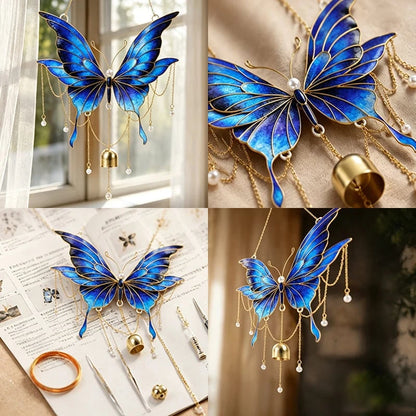 🦋Butterfly Wind Chime DIY Craft Kit – Relaxing Handmade Art Project & Home Decor