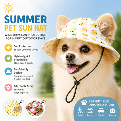 🐶 Summer pet sun hat — For Dogs Help Protect Your Dog’s Eyes From Harsh Sunlight ☀️