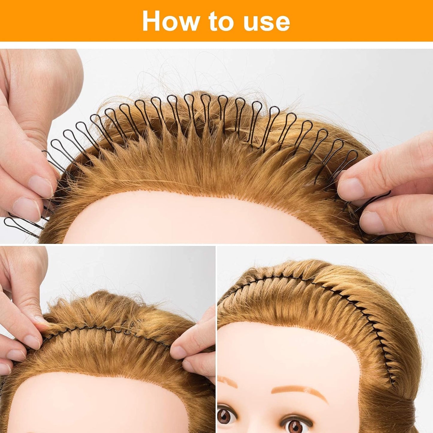 U Shape Hair Finishing Comb – Invisible Styling Clips for Quick Elegant Hairstyles