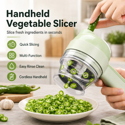 🔪Handheld Vegetable Slicer — Fresh Vegetable Slicing Made Simple In Seconds🥕