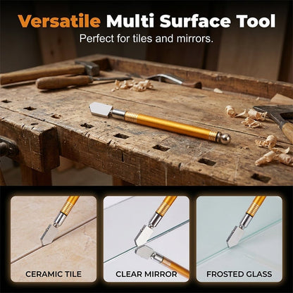 🔥Last Day 50% OFF🔧Diamond Head Glass Cutter – Precision Tool for Smooth 3-15mm Glass Cutting