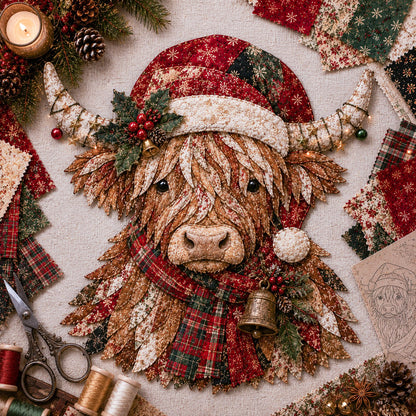 🔥LAST DAY 49% OFF - 🎄🎅Christmas Patchwork Fabric DIY Decor Kit