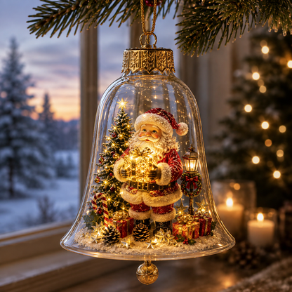 🔥LAST DAY 49% OFF✨🎄Light-Up Christmas Story Ornament – Mini Holiday Scene Decor