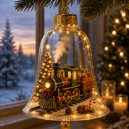 🔥LAST DAY 49% OFF✨🎄Light-Up Christmas Story Ornament – Mini Holiday Scene Decor