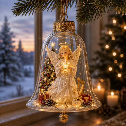 🔥LAST DAY 49% OFF✨🎄Light-Up Christmas Story Ornament – Mini Holiday Scene Decor