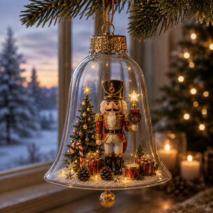 🔥LAST DAY 49% OFF✨🎄Light-Up Christmas Story Ornament – Mini Holiday Scene Decor