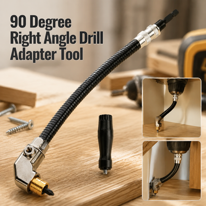 🔧90-Degree Right Angle Drill Attachment