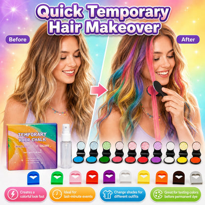 🔥2026 New Arrival 👍🏻Temporary Hair Chalk Powder Set