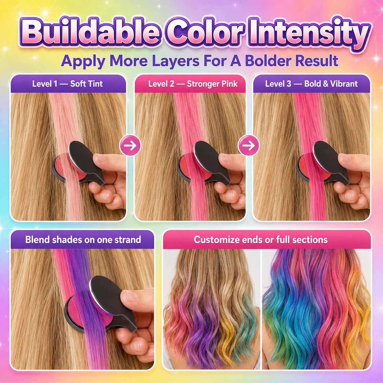🔥2026 New Arrival 👍🏻Temporary Hair Chalk Powder Set
