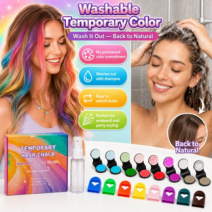 🔥2026 New Arrival 👍🏻Temporary Hair Chalk Powder Set