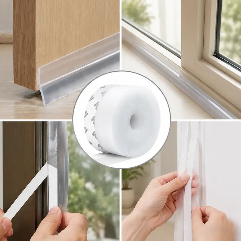 49 % Rabatt Blitzangebot! 10 m × 3,5 cm selbstklebende Wetterdichtleiste gegen Zugluft, Staub und Spalten