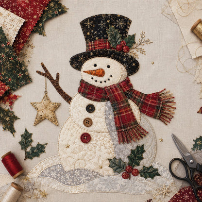 🔥LAST DAY 49% OFF - 🎄🎅Christmas Patchwork Fabric DIY Decor Kit
