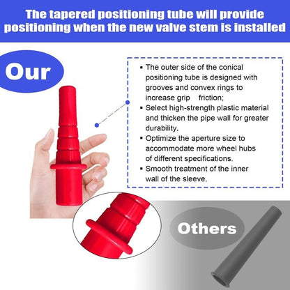 🚗 14-Piece Quick Change Tire Valve Stem Tool Kit – Fast DIY Valve Replacement