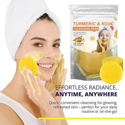 🔥Limited-Time 50% OFF🔥Turmeric & Kojic Cleansing Pads - 20pcs Deep Clean