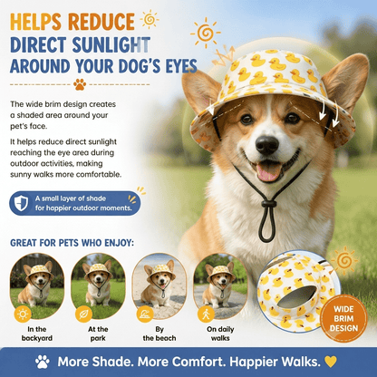 🐶 Summer pet sun hat — For Dogs Help Protect Your Dog’s Eyes From Harsh Sunlight ☀️