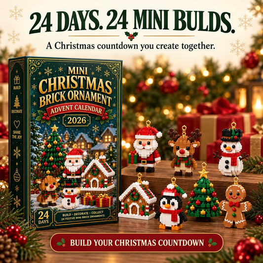 ⏳ Letzter Tag mit 49 % Rabatt🎄🎄🧱 Weihnachts-Baustein-Adventskalender – 24 Tage voller Bauspaß & Überraschungen
