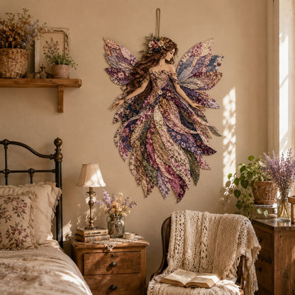 🔥🧚‍♀️ Fairy Wing Patchwork DIY Kit – Create A Magical Handmade Fabric Wall Hanging