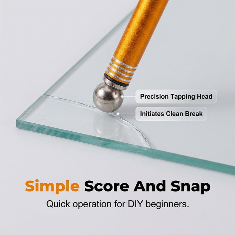 🔥Last Day 50% OFF🔧Diamond Head Glass Cutter – Precision Tool for Smooth 3-15mm Glass Cutting