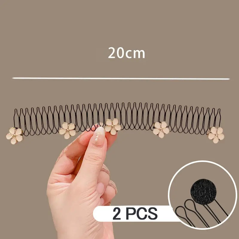 U Shape Hair Finishing Comb – Invisible Styling Clips for Quick Elegant Hairstyles