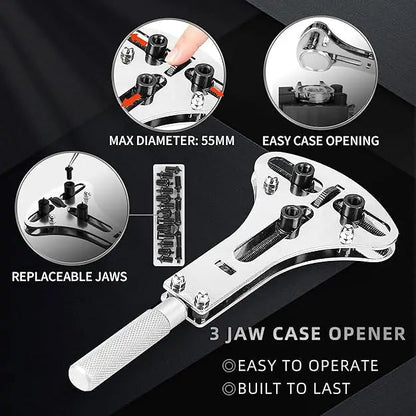 151-in-1 Watch Repair Tool Kit – Professional Watch Band & Battery Replacement Set