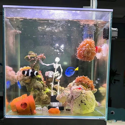 Halloween Dancing Skeleton Aquarium Air Stone 💀🫧