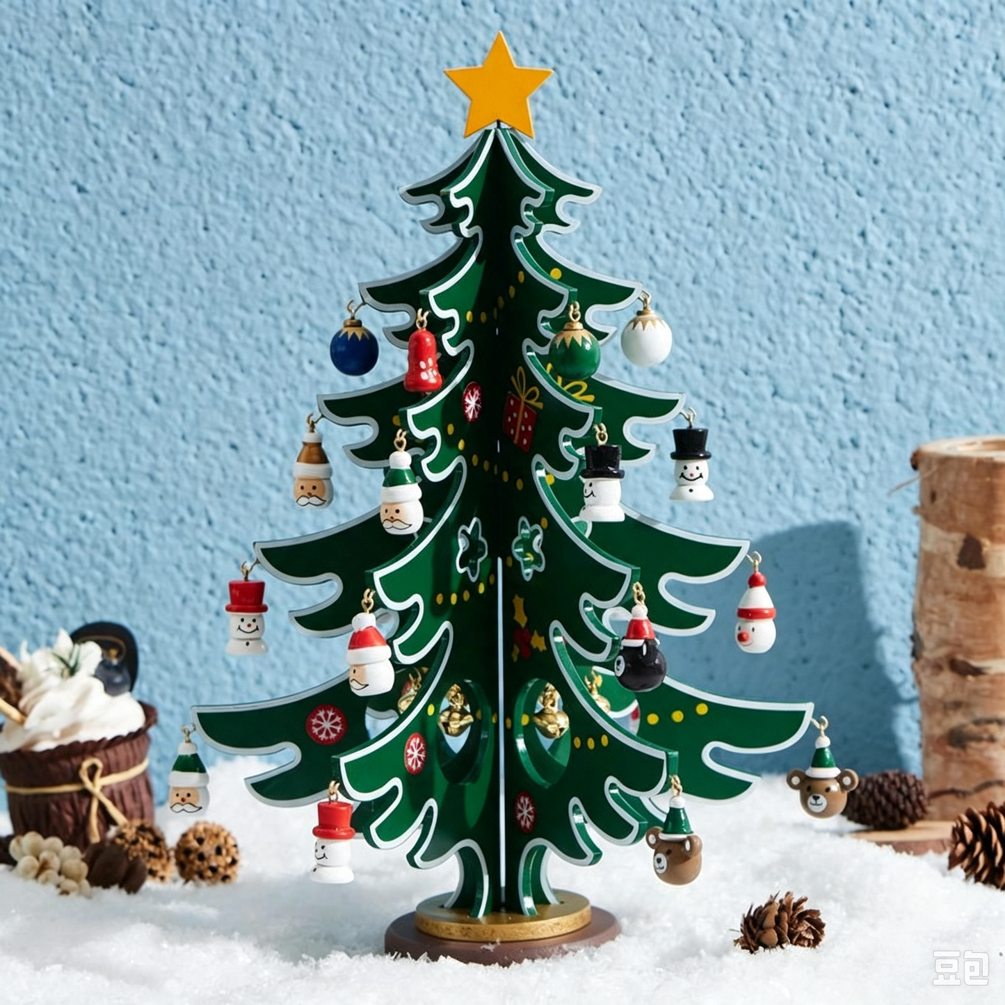 Christmas Advent Calendar – 24-Piece DIY Ornament Countdown Tree