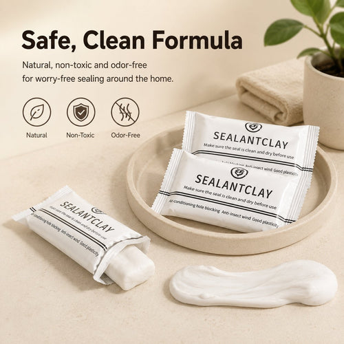 🧱🛡️ Moldable Sealant Clay-Moldable Wall Gap Filler for Draft & Pest Blocking