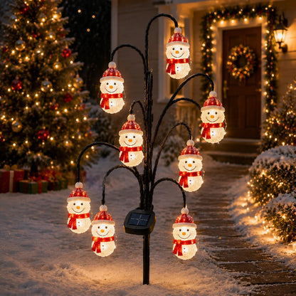 🎄 CHRISTMAS MEGA SALE 65% OFF– Solar Santa Stake Lights 5 Styles Outdoor Yard Decor
