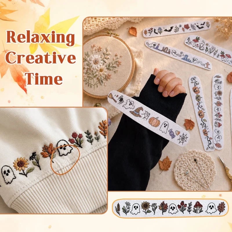 💥 LAST DAY 49% OFF 🎃🪡Halloween Embroidery Pattern Collection
