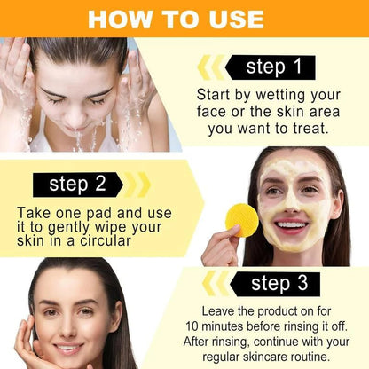 🔥Limited-Time 50% OFF🔥Turmeric & Kojic Cleansing Pads - 20pcs Deep Clean