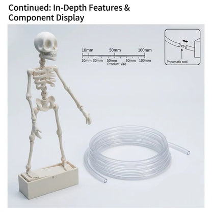 Halloween Dancing Skeleton Aquarium Air Stone 💀🫧