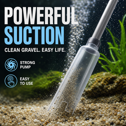 🐠 Electric Aquarium Gravel Cleaner & Water Changer Vacuum