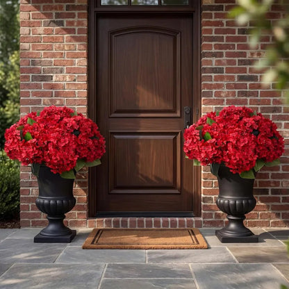 🌸 Outdoor Artificial Hydrangea Flowers – UV Resistant, Waterproof & Windproof 🌿