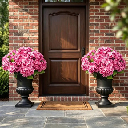 🌸 Outdoor Artificial Hydrangea Flowers – UV Resistant, Waterproof & Windproof 🌿