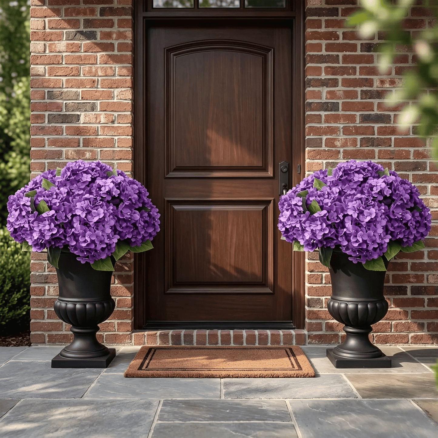 🌸 Outdoor Artificial Hydrangea Flowers – UV Resistant, Waterproof & Windproof 🌿