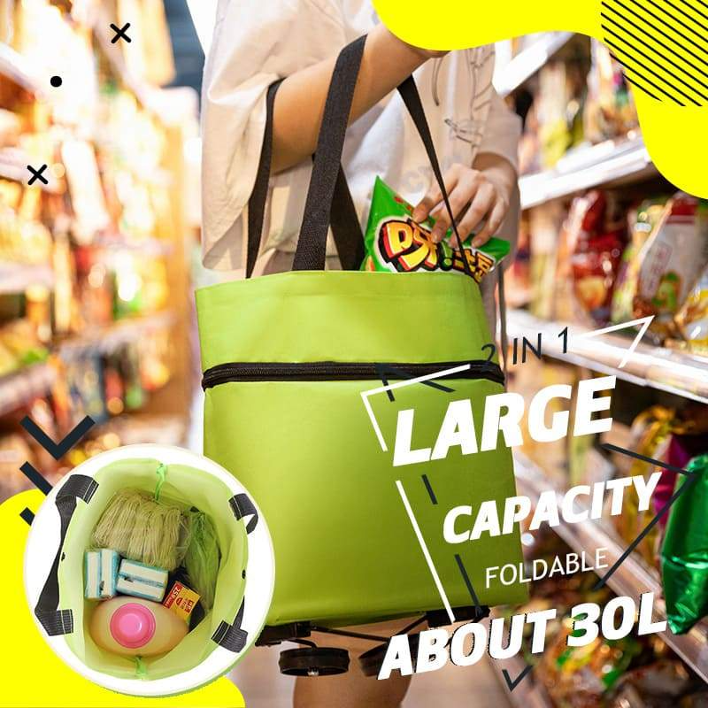 🔥HOT SALE 50% OFF🔥Foldable 2-in-1 Shopping Bag