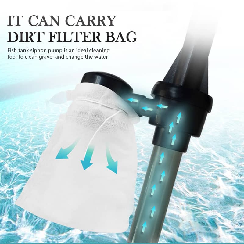 🐠 Electric Aquarium Gravel Cleaner & Water Changer Vacuum