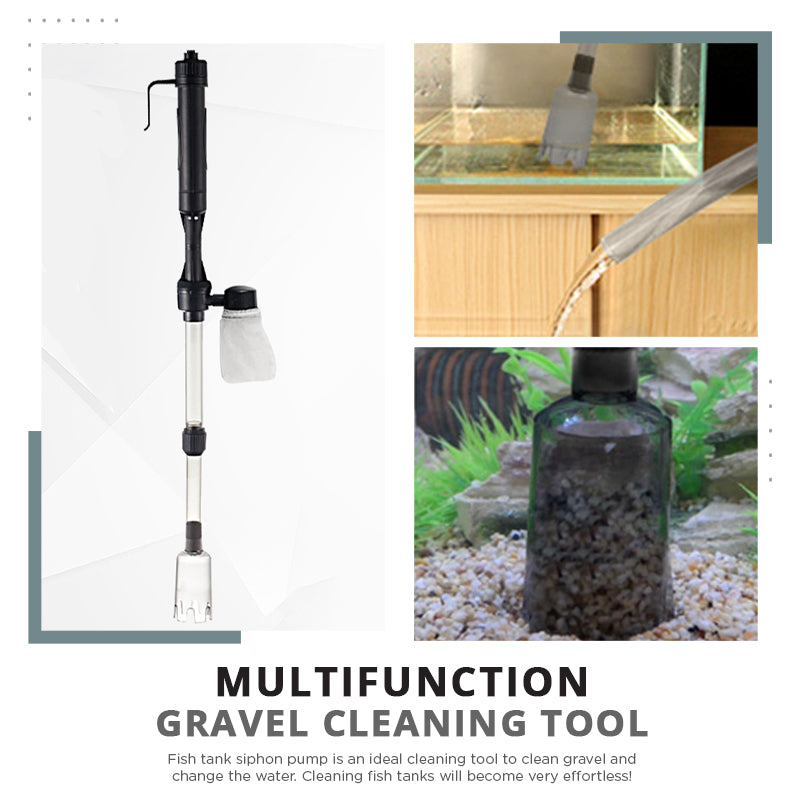 🐠 Electric Aquarium Gravel Cleaner & Water Changer Vacuum